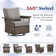 Ensemble de 2 fauteuils oscillants pivotants en osier Tapash Emilka