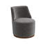 Fauteuil de chambre pivotant rembourré Brooks