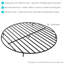 Steel Round Outdoor Fire Pit Wood Grate - 36"-92625387