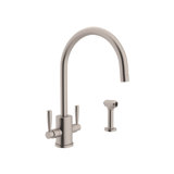 Holborn Double Handle Kitchen Faucet with Accessories