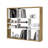 Mika 9 Piece Square Floating Shelf with Adjustable Shelves