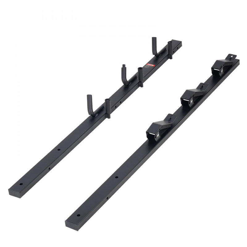 Support de coupe-herbe, support de coupe-herbe à 3 places, support de remorque à fixation sur rail, porte-outils sur remorque ouverte et semi-remorque, paire