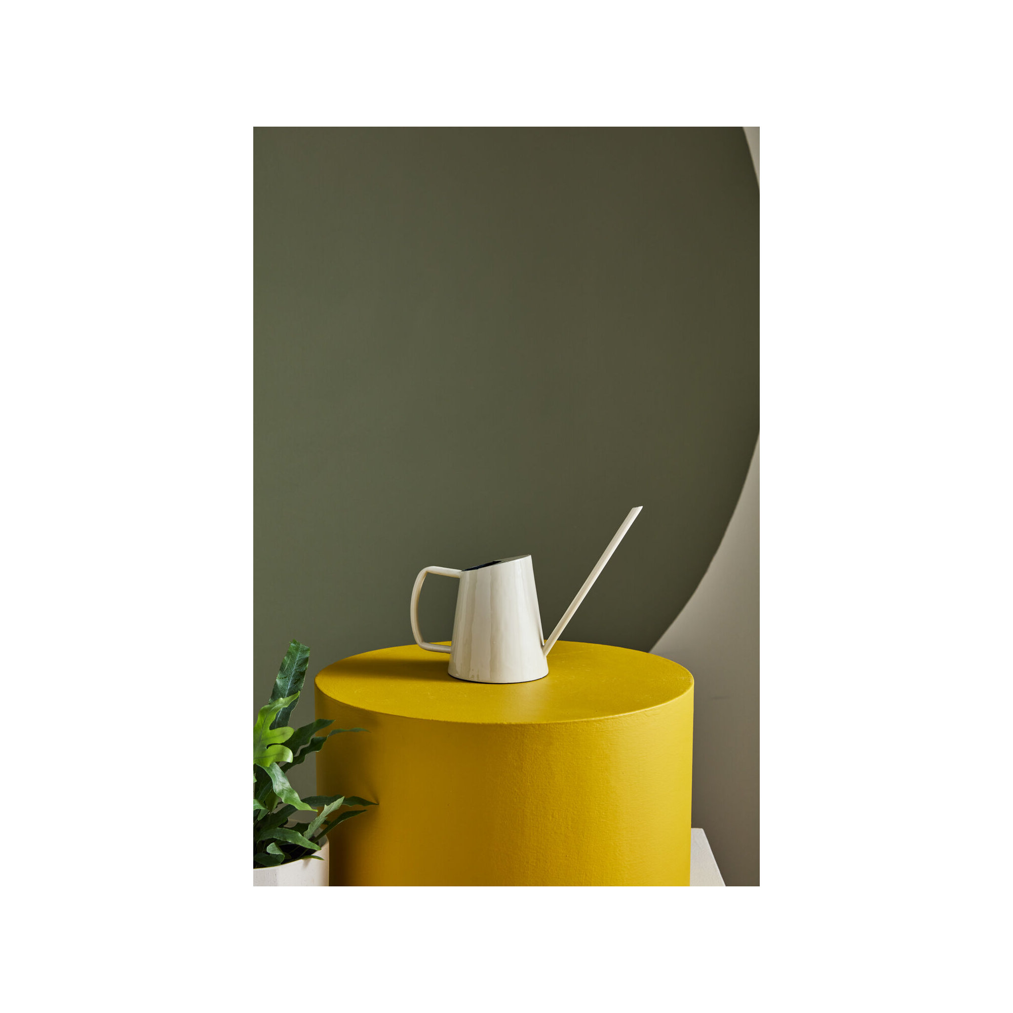 Patsy Watering Can 11.5"x 5"x 8.5", White