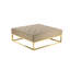 Repose-pieds carré capitonné de 40 po de largeur Lusso-70104942-70104939