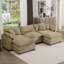 Canapé modulaire surdimensionné rembourré en U-1187099458