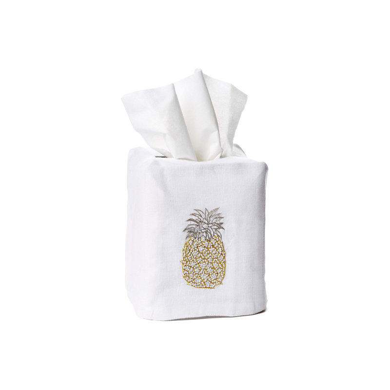 Housse pour boîte en tissu d’ananas Boutique