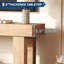 160 cm Long Farmhouse Console Table in Natural Wood for Living Rooms and Entryways