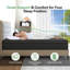Matelas hybride moyen 9 po / 12 po avec ressorts ensachés en mousse viscoélastique et gel rafraîchissant Bed-in-a-a-Box-1748431564-1748431565