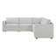 Canapé modulaire convertible en L avec rangement-128767100