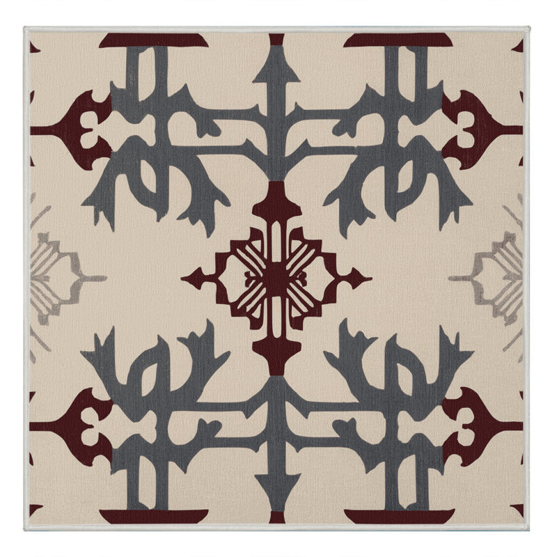 Staggered Facets Rug, Square 3'