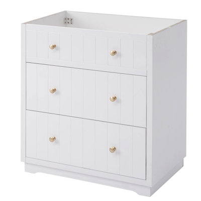 [Cabinet seulement] Meuble-lavabo (lavabo non inclus)