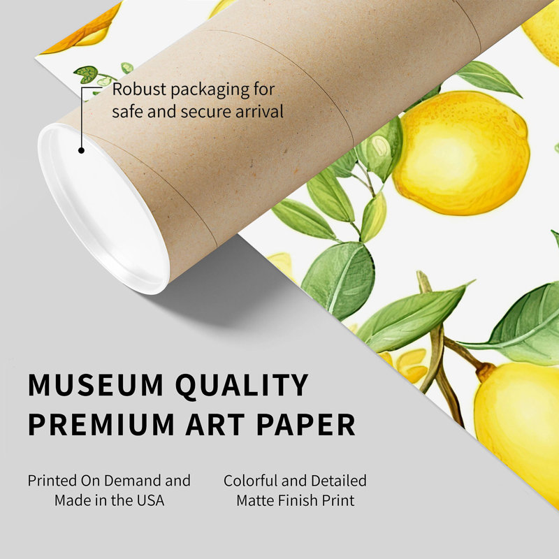 «Food and Kitchen Lemon», H 14 po x l 14 po