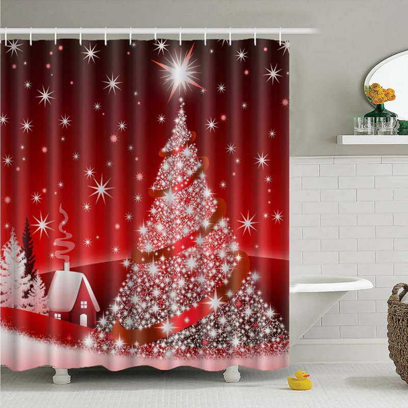 Jullian Shower Curtain with Hooks Included