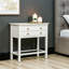 Conforti 60cm W Solid + Manufactured Wood Bedside Table-452064355