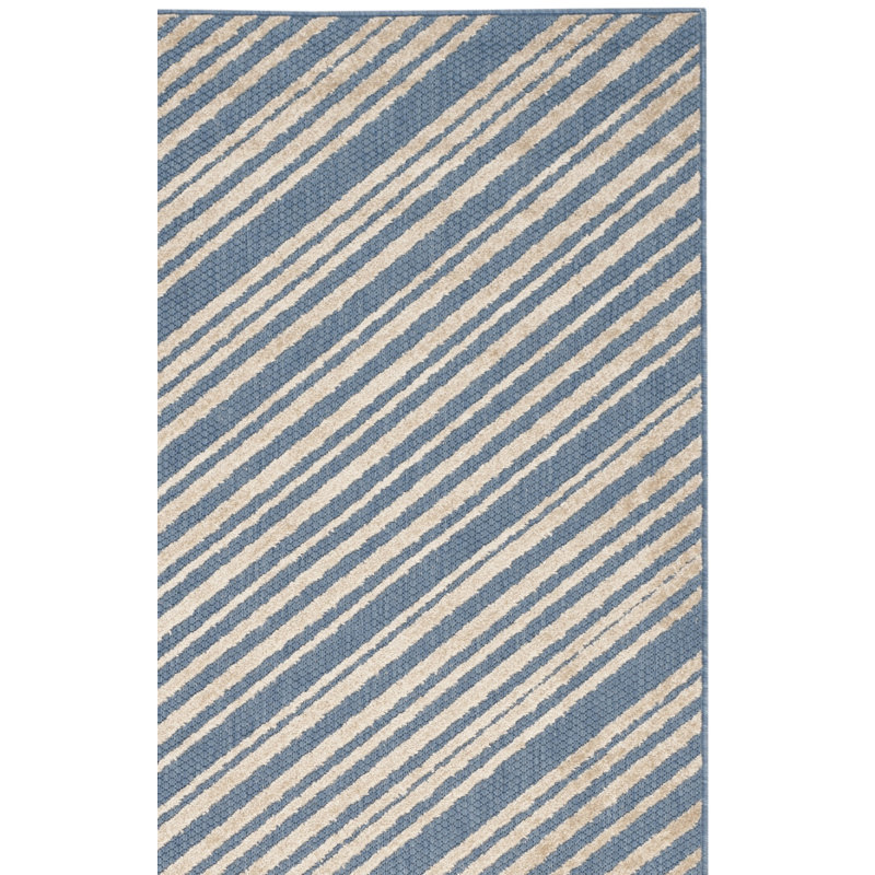 Guilford Performance Striped Rug, Rectangle 5'3" x 7'7"