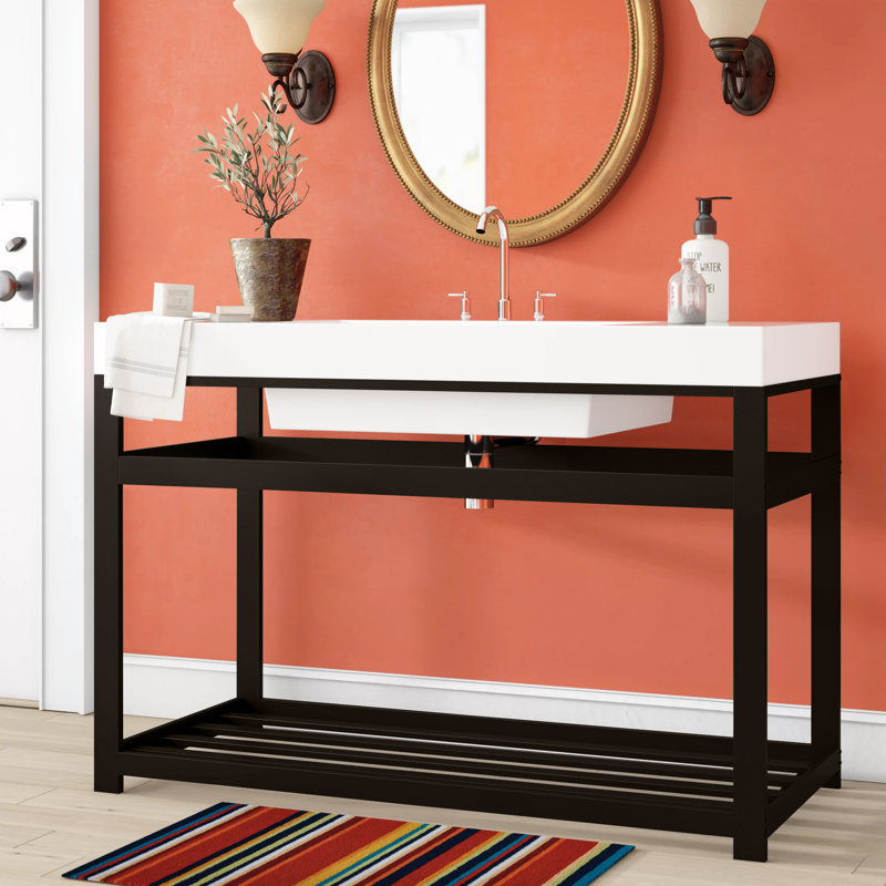 Kingston Brass Kingston Commercial Steel Console Sink Base, Oil Rubbed Bronze