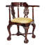 Fauteuil d'angle Chippendale