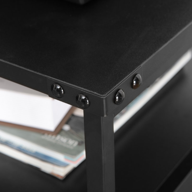 Orman 16.1'' Wide 2 -Drawer Mobile File Cabinet, Black