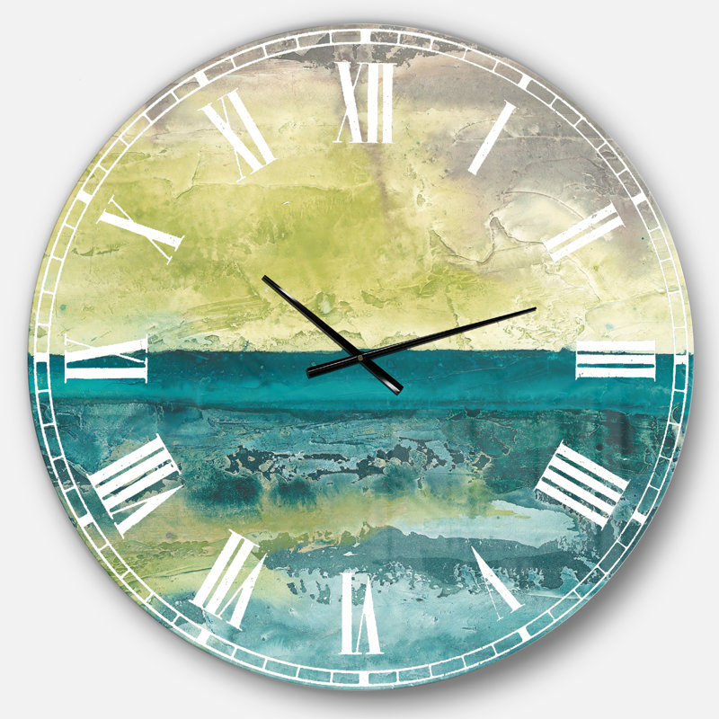 Beyond the Horizon I - Horloge murale traditionnelle, Surdimensionné