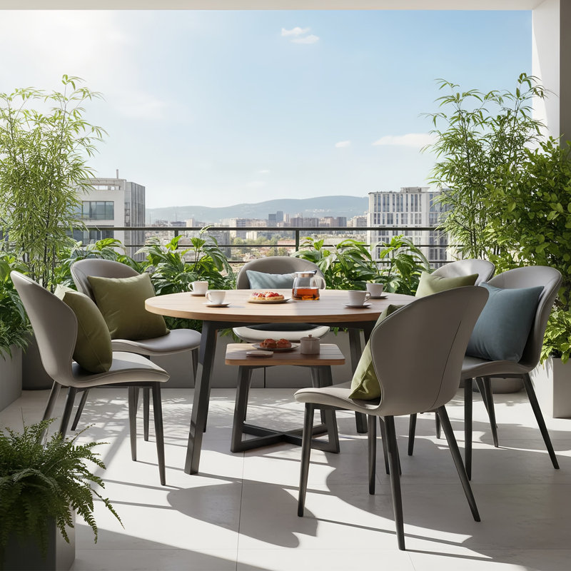 Modern PU Leather Dining Chairs Set of 3 or 6, Ergonomic Accent Chairs with Metal Legs for Kitchen, Dining Room, and Office