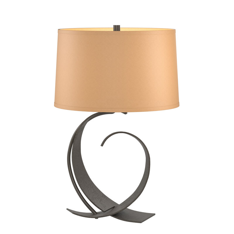 Fullered 22.1'' Table Lamp, Bronze, Flax