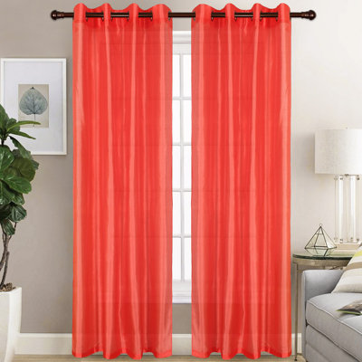 Diredra Polyester Semi-Sheer Curtains