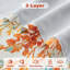Rideau doublé à motif floral Rawlins-413380907