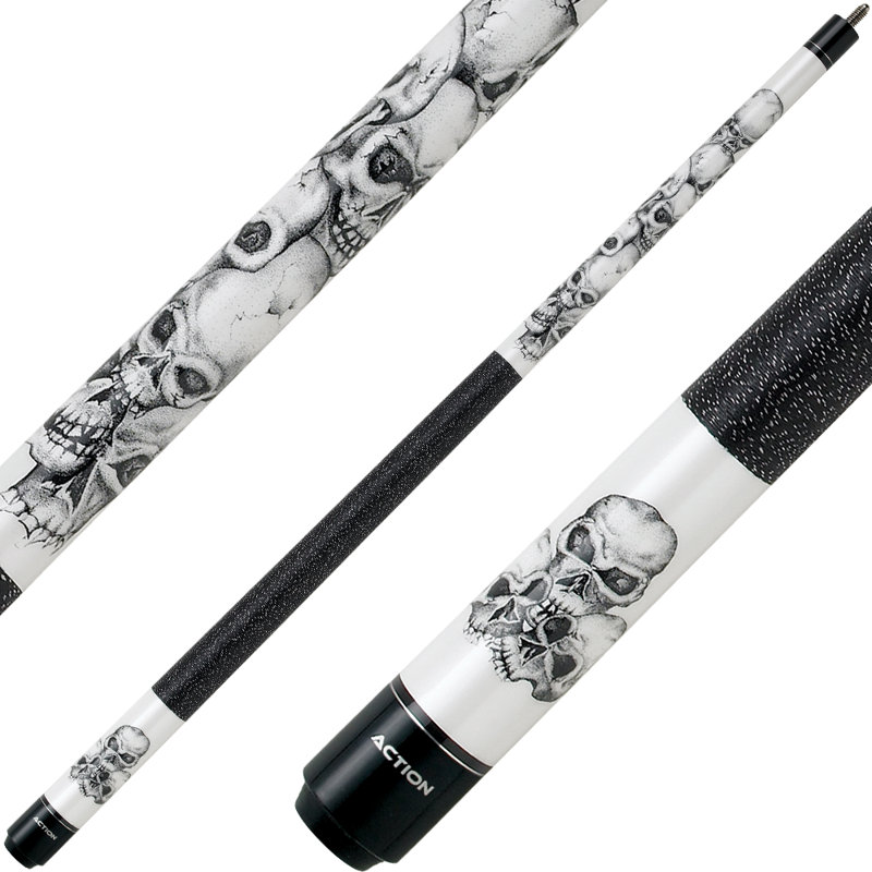 Action Adventure Skulls Pool Cue, 21 oz.