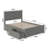 Amodio Solid Wood Platform Bed with Matching Footboard and Storage Drawers-1713860685