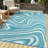 Outdoor Plastic Straw Rug - Modern Striped, Easy Clean & Collapsible Patio Mat, Portable Low Pile Carpet, Perfect for Garden, Patio, Camping-312762145-312762078