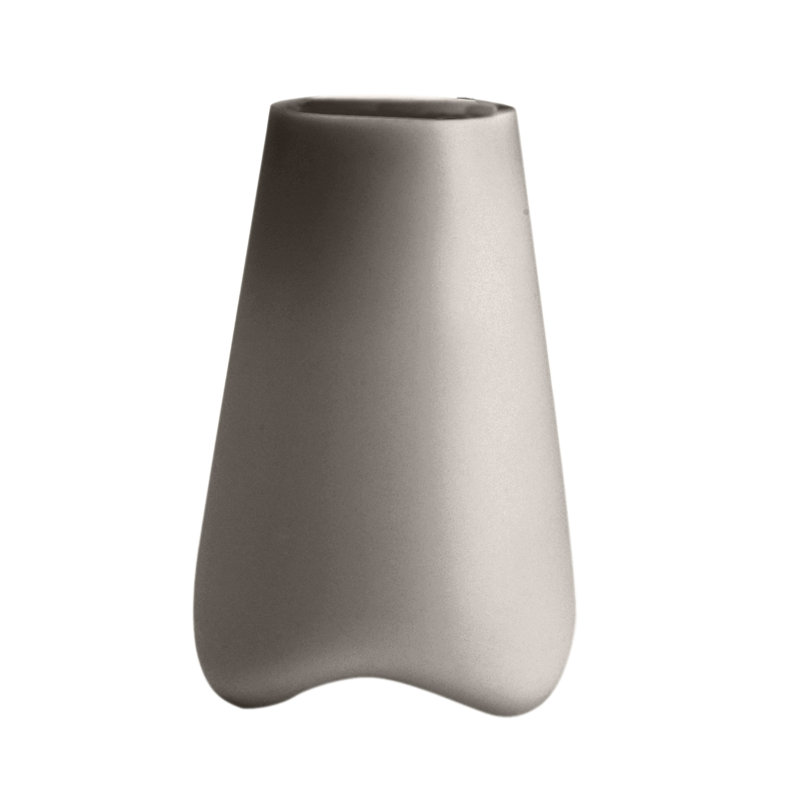 Nano Resin Pot Planter, Ice, 14.25" H x 7" W x 7" D