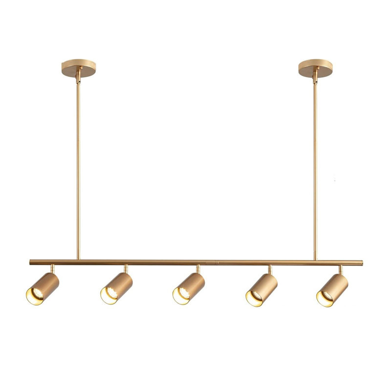 5-Light LED Track Lighting Kit with Adjustable Heads