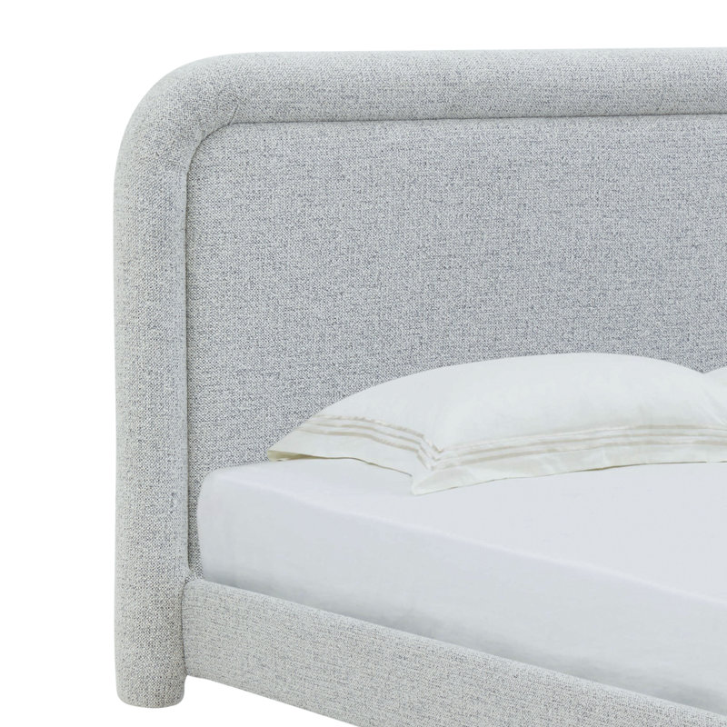 Adelle Chenille King Bed, Black/ White, Queen