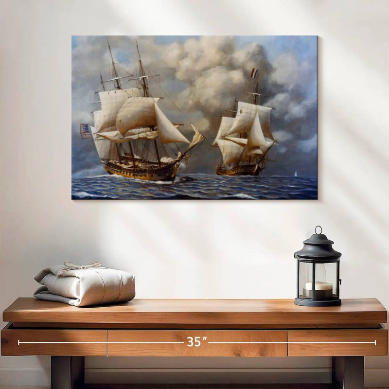 Mehar Naval Battle, 16" H x 24" W
