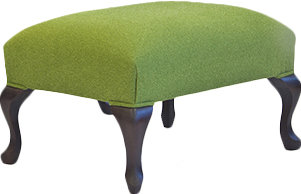 65cm Wide Rectangle Solid Colour Cocktail Ottoman