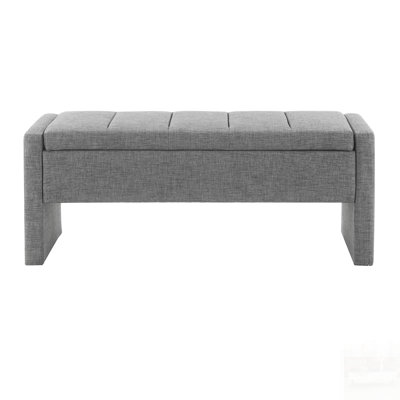 Modern Bed End Bench With Storage, Upholstered Large Foot Rest Stool, Comfy Window Vanity Bench For Living Room, Bedroom, Dorm, Coffee Table