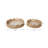 Decorative Woven Round Tray With Scallop Edge - Stylish Accent Tray For Ottoman, Coffee Table, Or Jewelry Display - Set Of 2, 24",20", Ivory & Tan