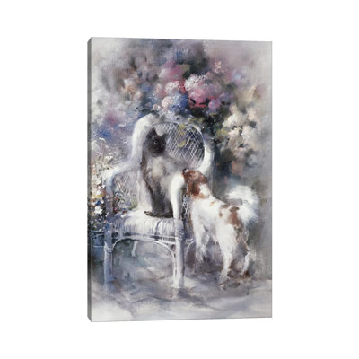Friendship I by Willem Haenraets - Wrapped Canvas Painting