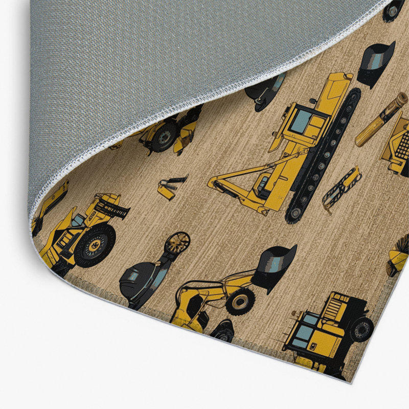 Tapis intérieur et extérieur beige Transport, Rectangulaire 8 pi x 10 pi