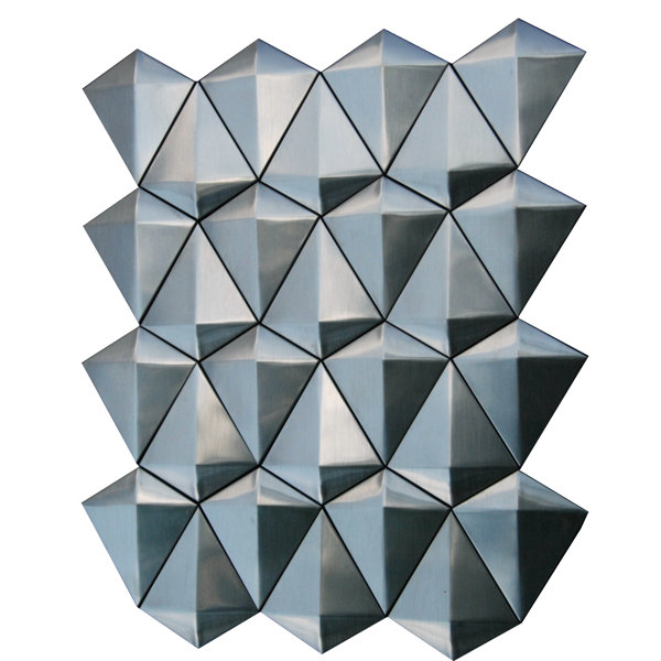 2" x 4" Metal Novelty Mosaic Wall Tile