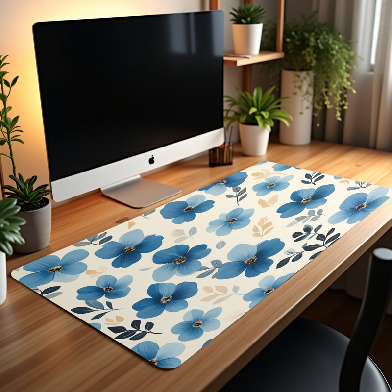Polyester Desk Pad, 31.5x15.5