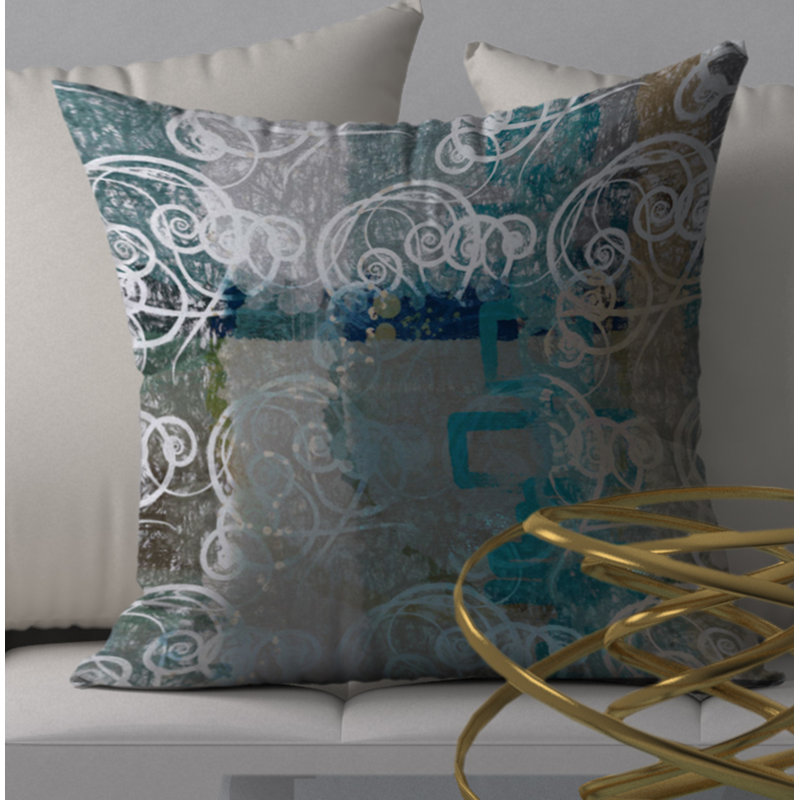 Reversible Throw Pillow, 24" x 24"
