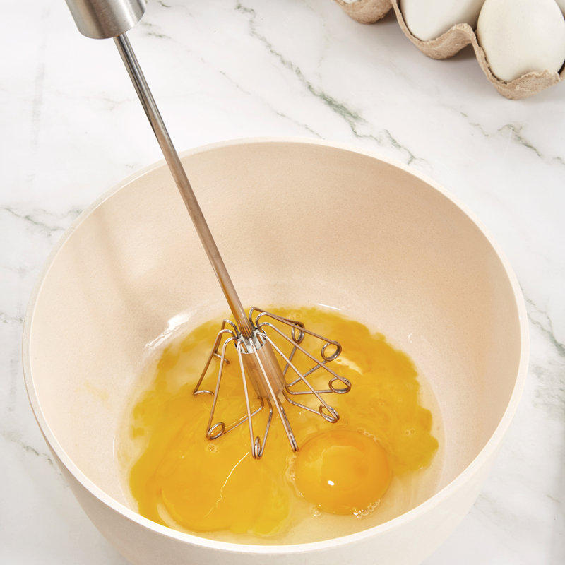 14-inch Black Stainless Steel Balloon Whisk with Ergonomic Handle