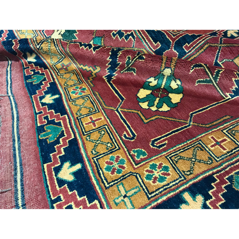 Afghan Wool Southwestern Area Rug