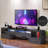 Begga 78.7" LED Light Turnable Combination TV stand with Power Outlet-1663095760
