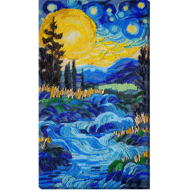 Ensemble de broderie Abris Art Bead - là derrière la cascade