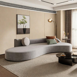 Simple Curved Living Room Sofa