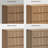 55.2''W 7-Drawer Dresser, Modern Fluted Wood Chest with Handleless Design, Large Storage Bedroom Dresser with Anti-Tip-243733640