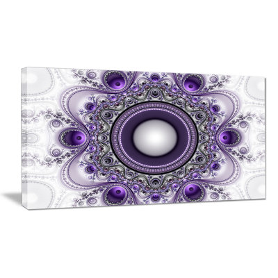 « mauve à motif fractal avec cercles », impression
