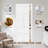 Primed 5 Panel Solid Core Interior Shaker Bi-fold Door With Hardware-110327431